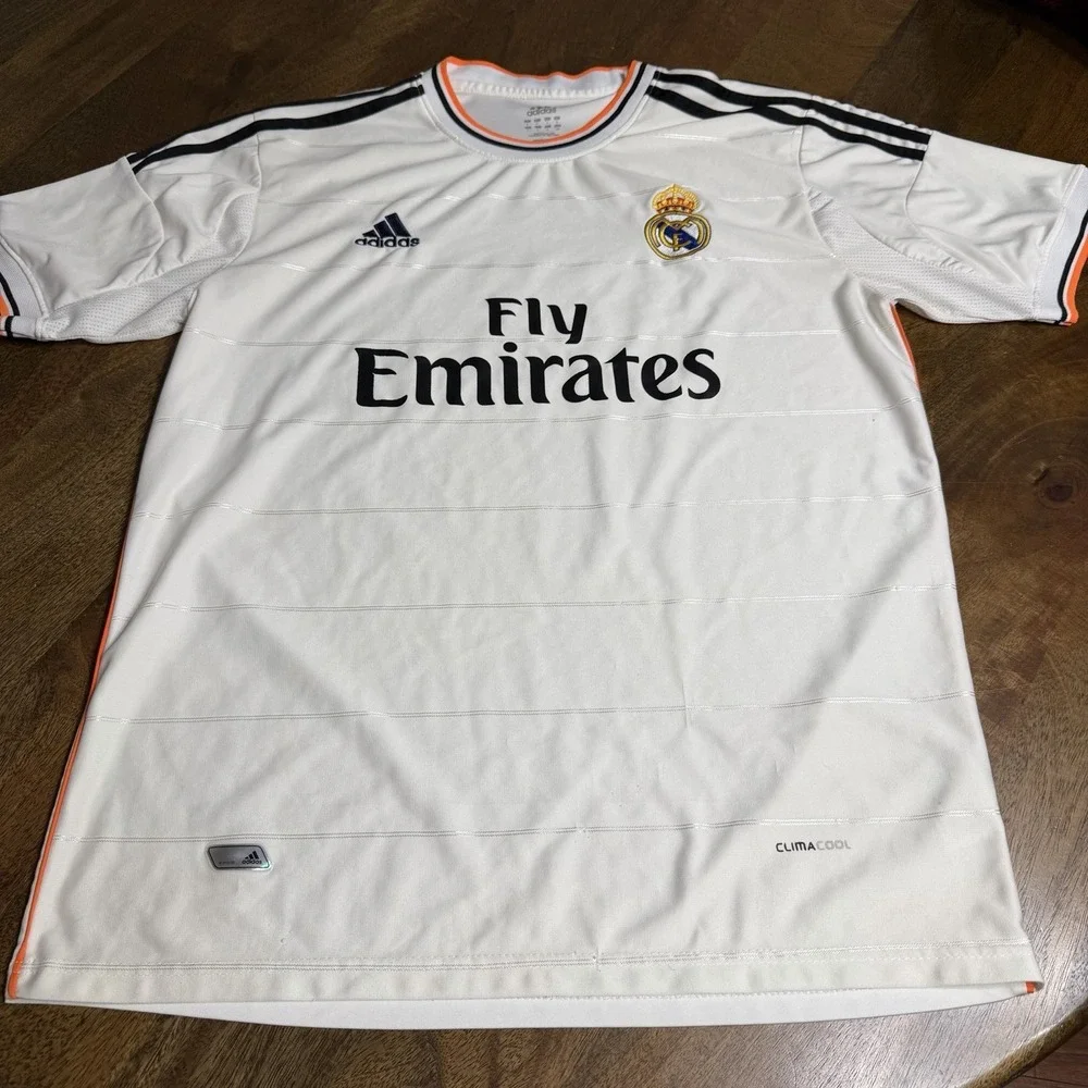 Adidas Real Madrid 2012 Ronaldo Jersey Large Fly Emirates